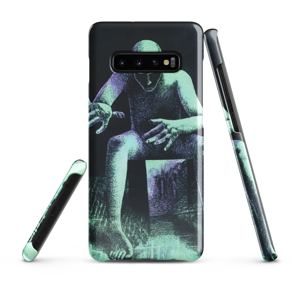 Contemplative Silence | Phone Case |  S10 Plus | Snap Case | Glossy