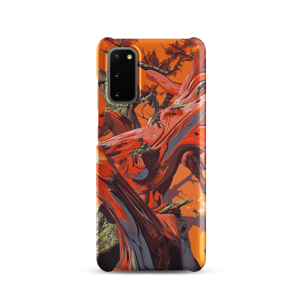 Life in Motion: An Abstract Tree | Phone Case |  S20 | Snap Case | Matte