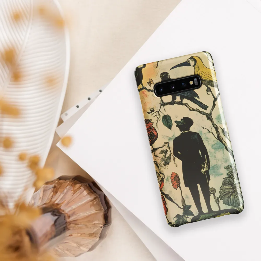 Whispers of Nature: A Surreal Encounter | Phone Case |  S10 Plus | Snap Case | Glossy