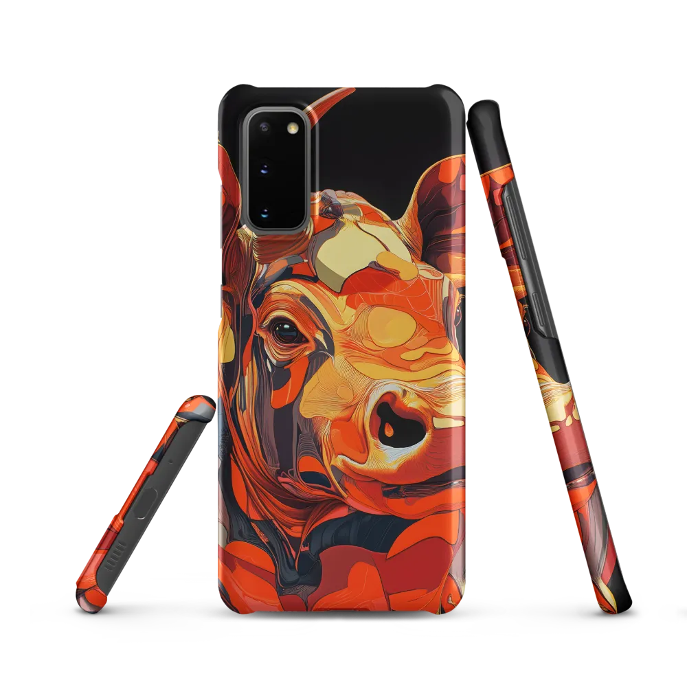 Modern Serenade: The Vibrant Cow