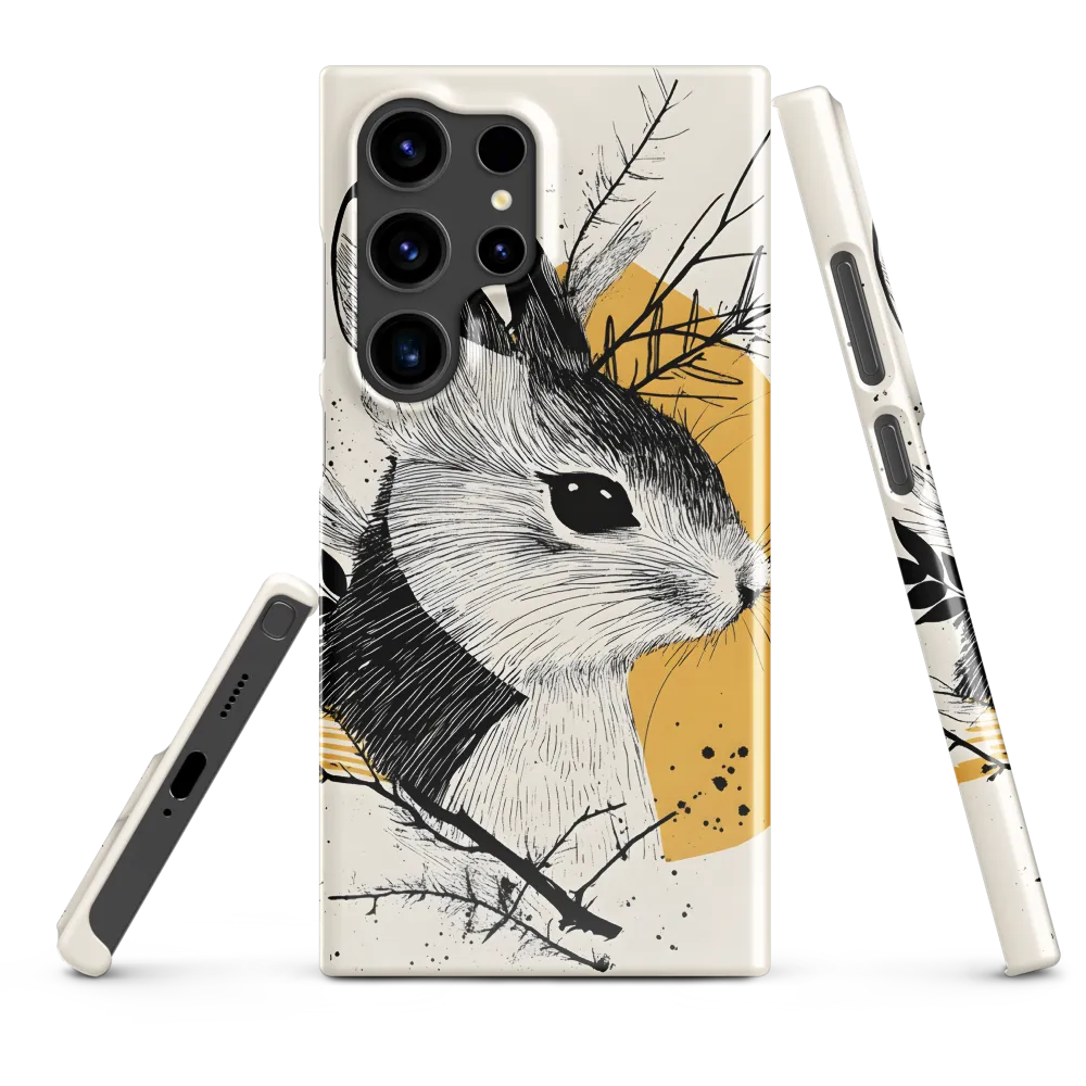 Ethereal Rabbit: A Study in Line Art