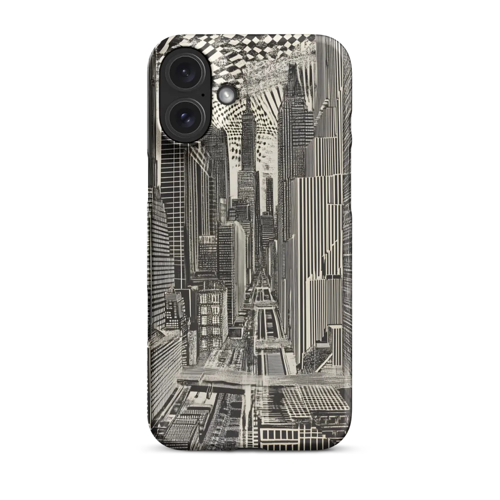 Urban Dreams: A Surreal Cityscape | Phone Case |  16 Plus | Snap Case | Matte