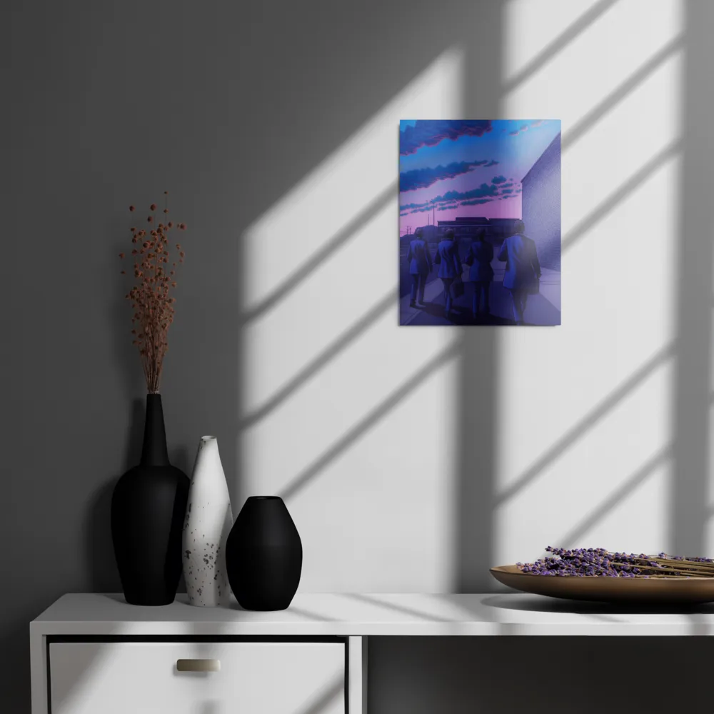 The Twilight Stroll | Metal Print | 11″×14″