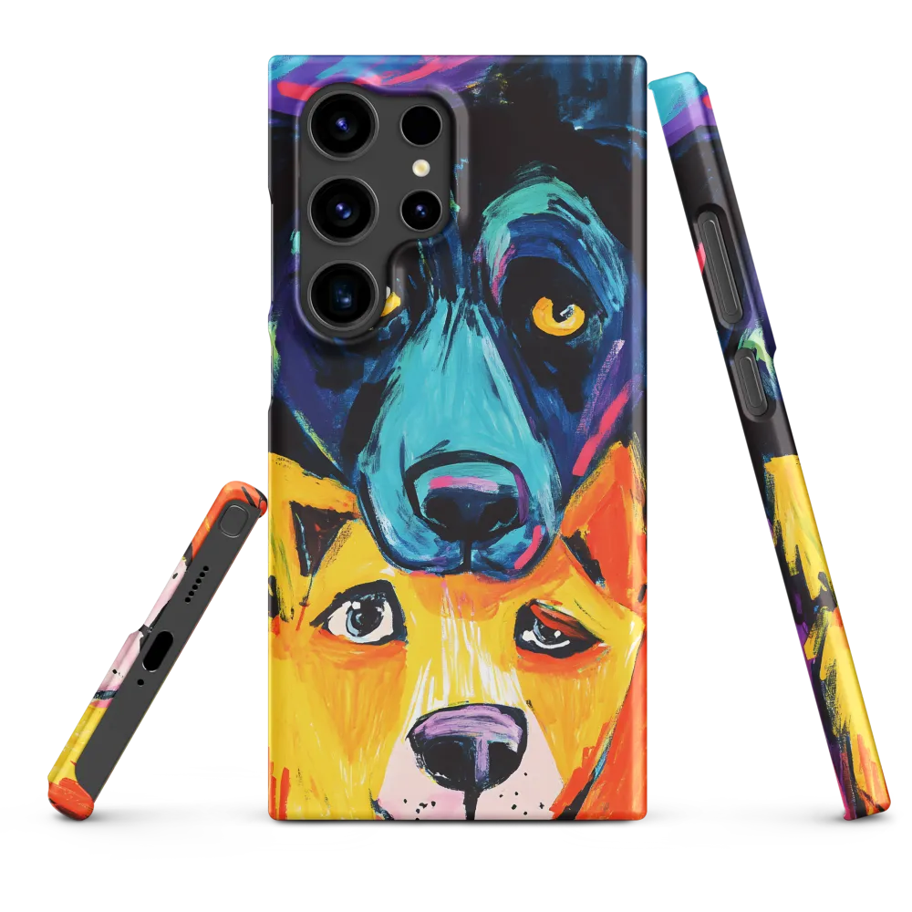 Vibrant Companions: An Expression of Canine Spirit
