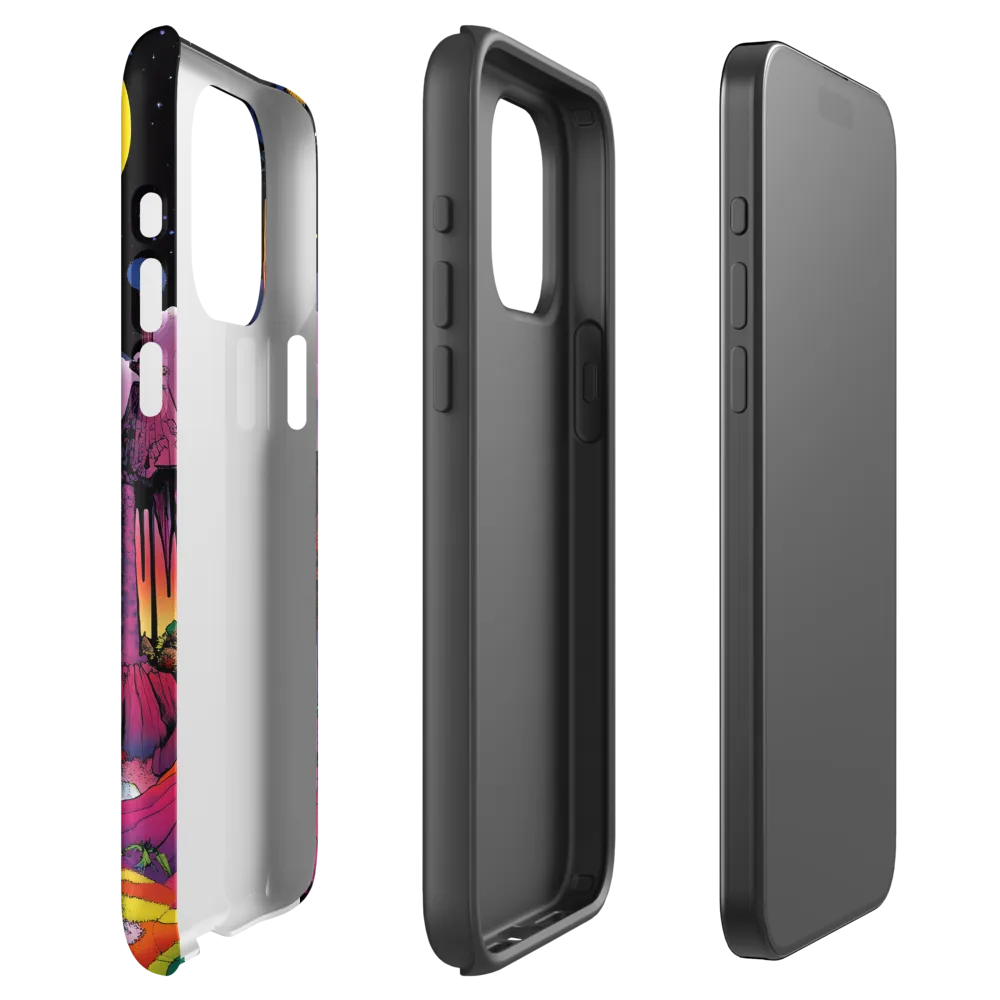 Celestial Dreams: A Journey Through an Alien Landscape | Phone Case |  15 Pro Max | Tough Case | Matte