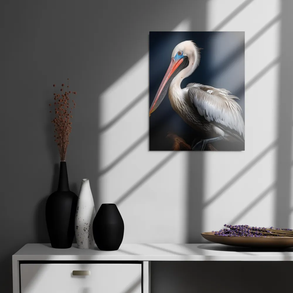 Majestic Pelican Portrait