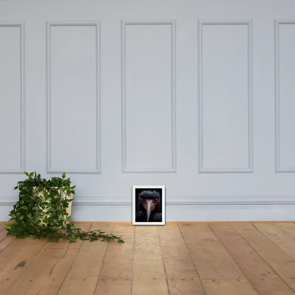 Gaze of the Abyss | Poster with White Frame | 8″×10″