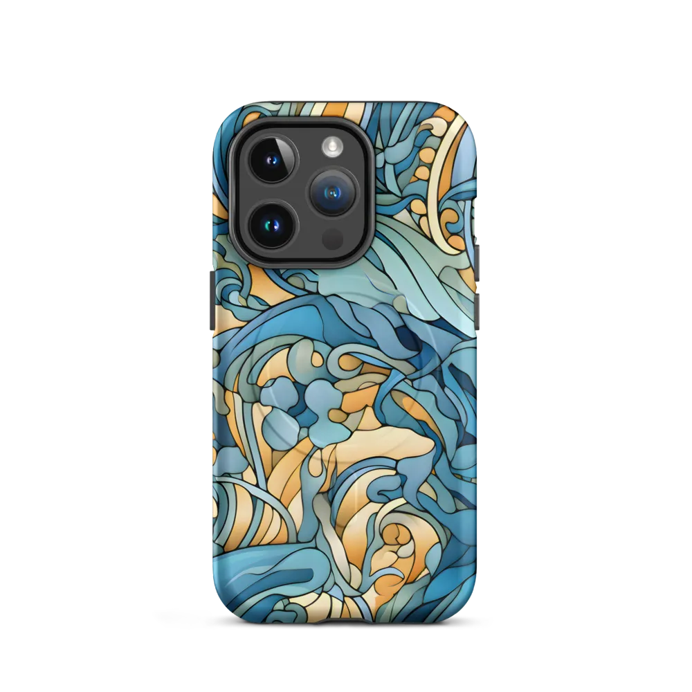 Dancing Waves of the Ocean | Phone Case |  14 Pro | MagSafe® Tough Case | Matte
