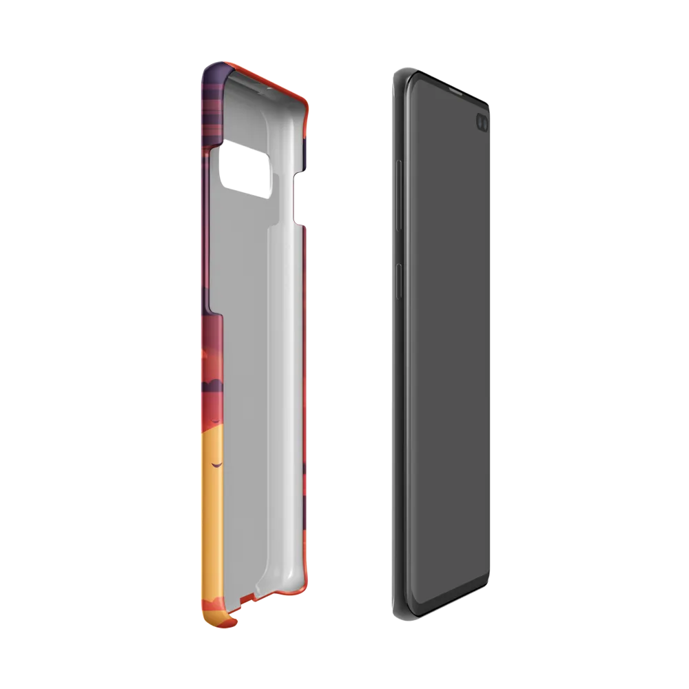 Urban Dusk: A Symphony of Cityscapes | Phone Case |  S10 | Snap Case | Matte