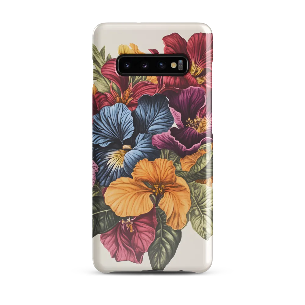 Floral Symphony in Color | Phone Case |  S10 Plus | Snap Case | Glossy