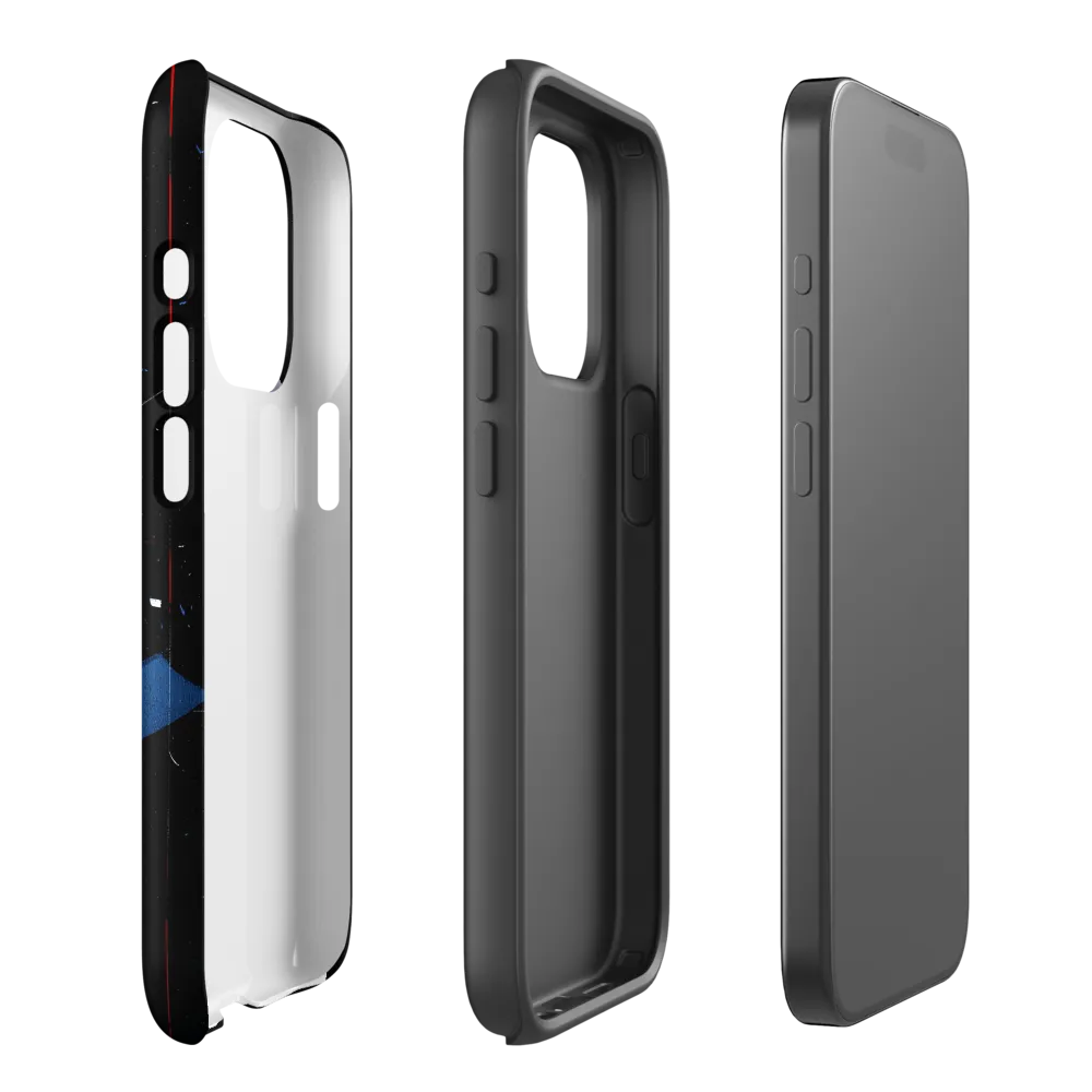 Blueprint of Depth | Phone Case |  15 Pro | Tough Case | Matte