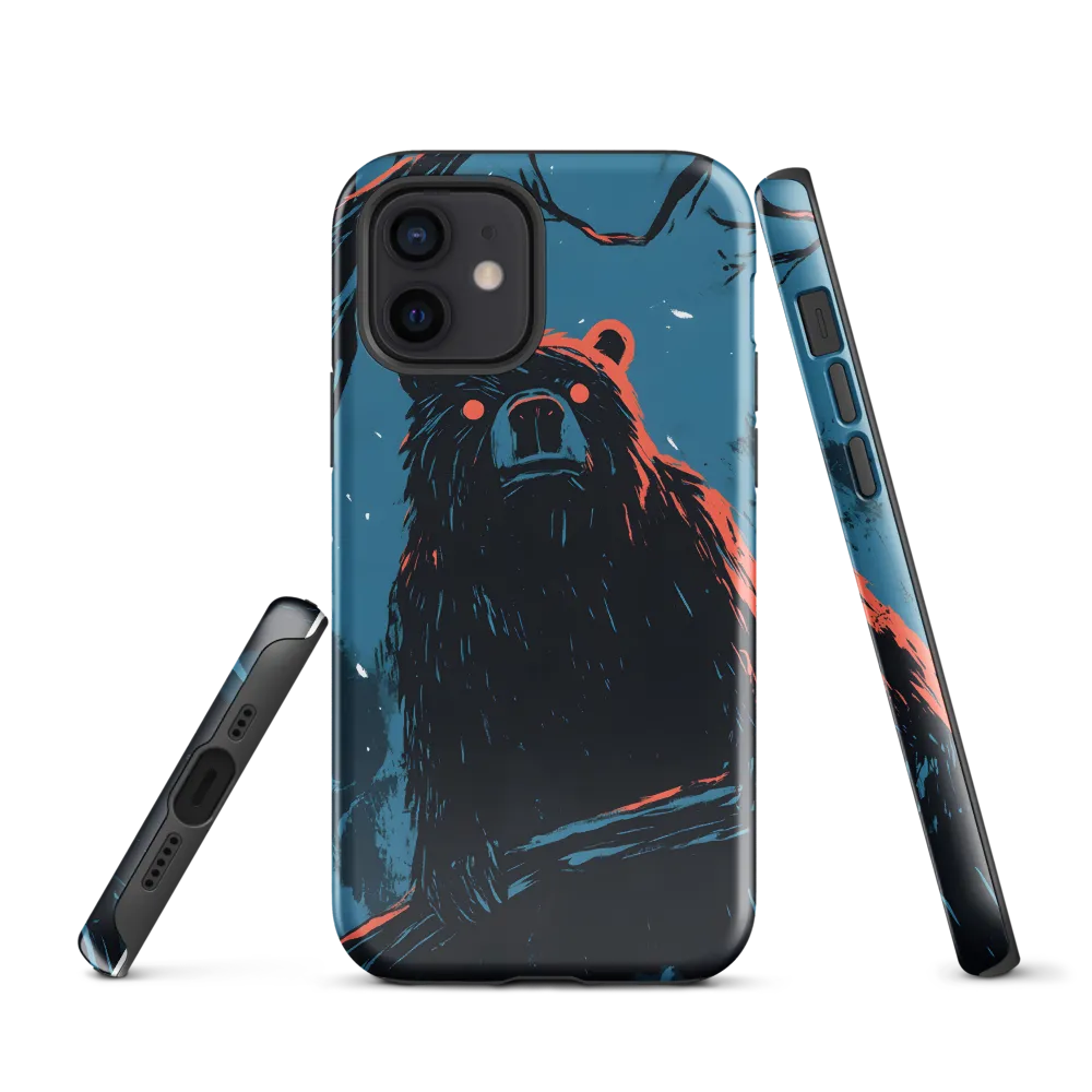 Eerie Majesty: A Bear in the Night