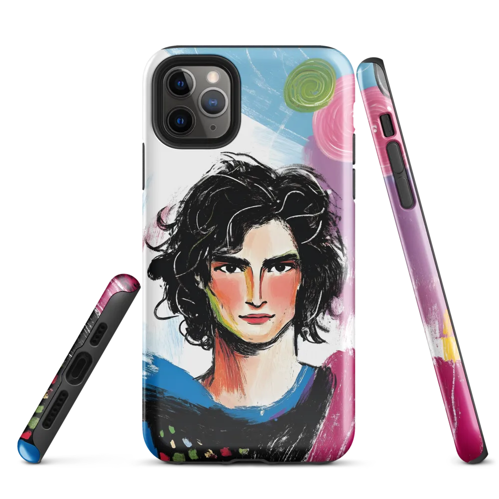 Vibrant Portrait of Youth | Phone Case |  11 Pro Max | Tough Case | Glossy