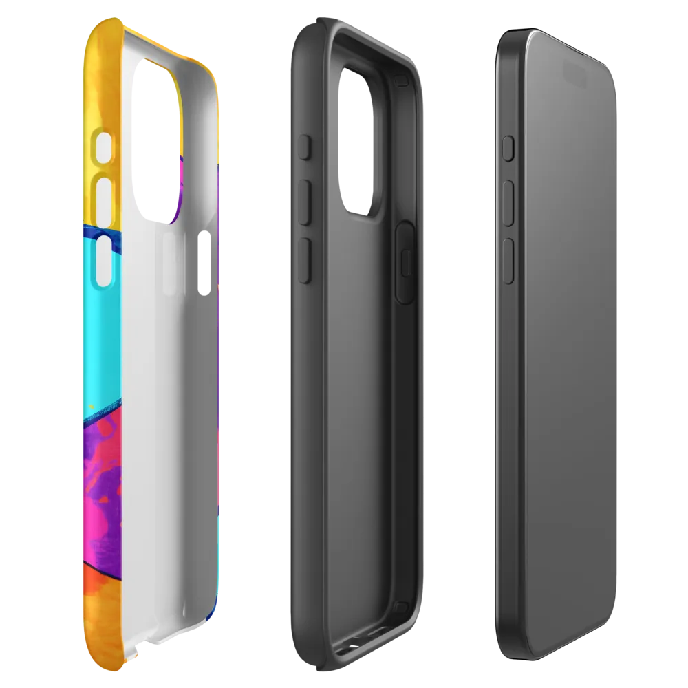 Playful Cubes in Vibrant Harmony | Phone Case |  15 Pro Max | Tough Case | Matte