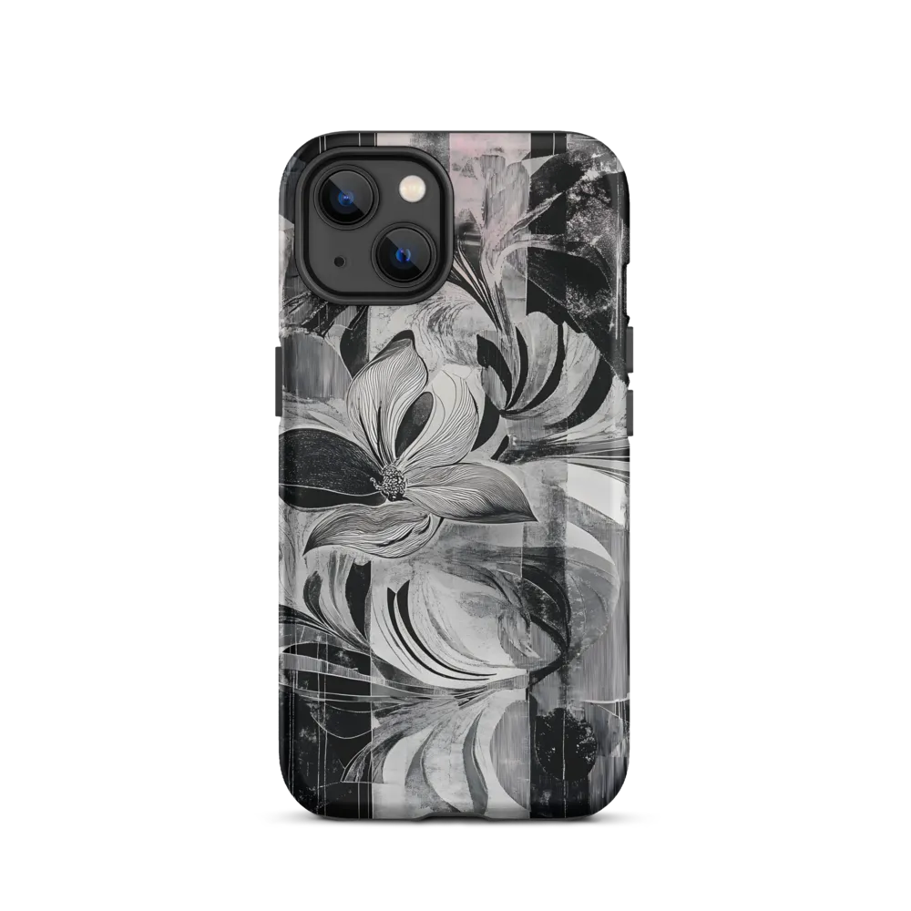 Floral Fusion in Monochrome