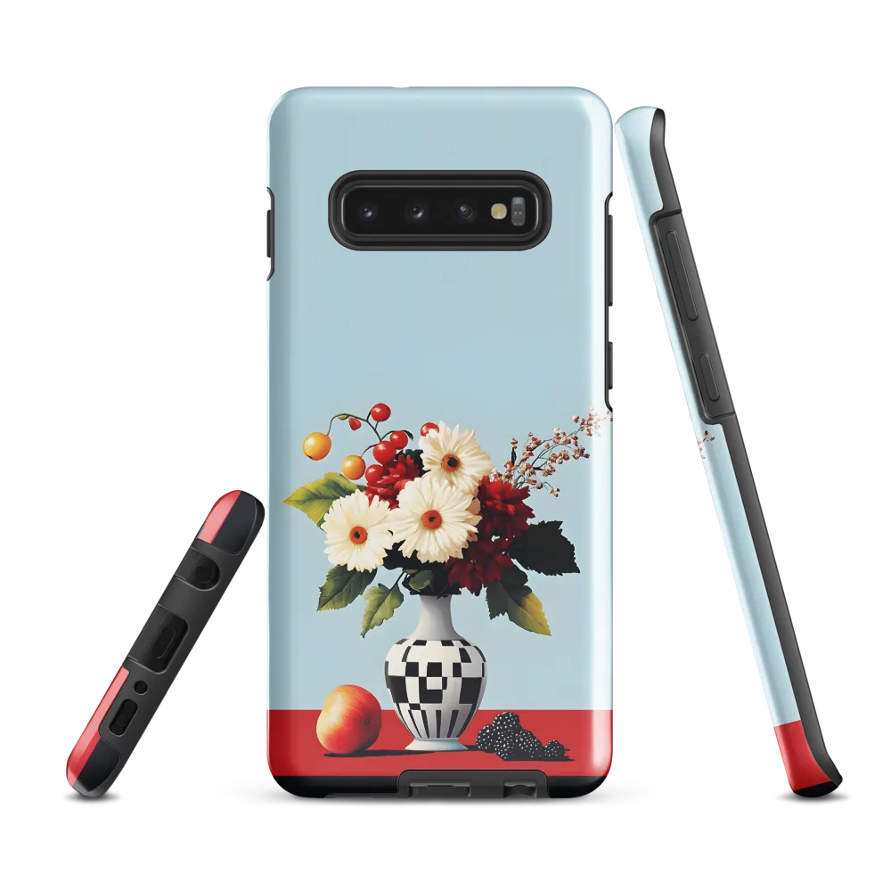 Floral Symphony: A Modern Still Life | Phone Case |  S10 Plus | Tough Case | Glossy