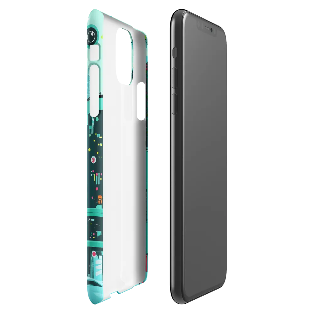 Urban Dreams: A Futuristic Cityscape | Phone Case |  11 Pro Max | Snap Case | Glossy