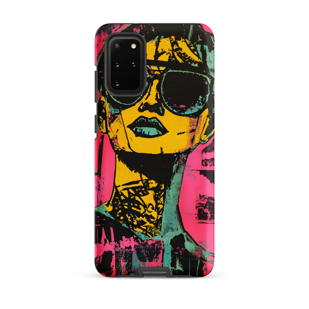 Confident Portrait in Neon Colors