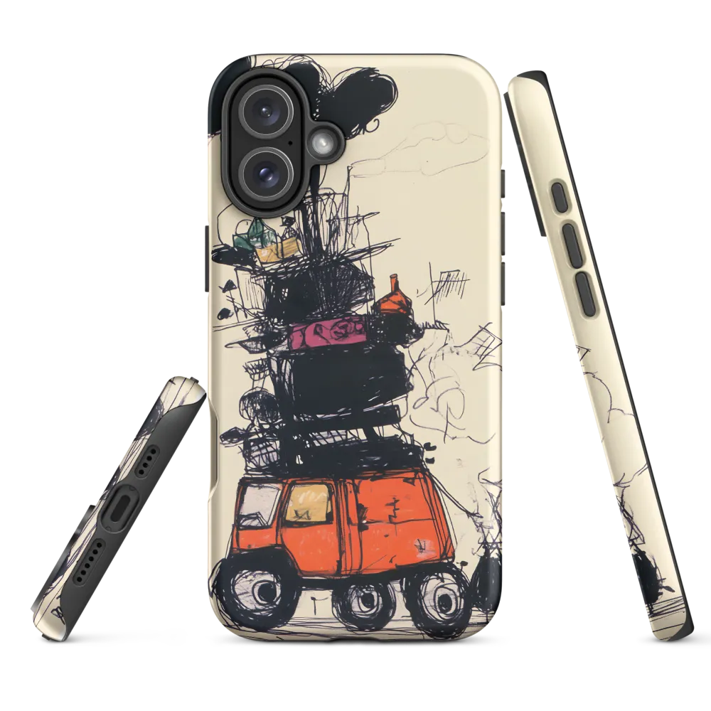 The Whimsical Hauler | Phone Case |  16 Plus | Tough Case | Matte