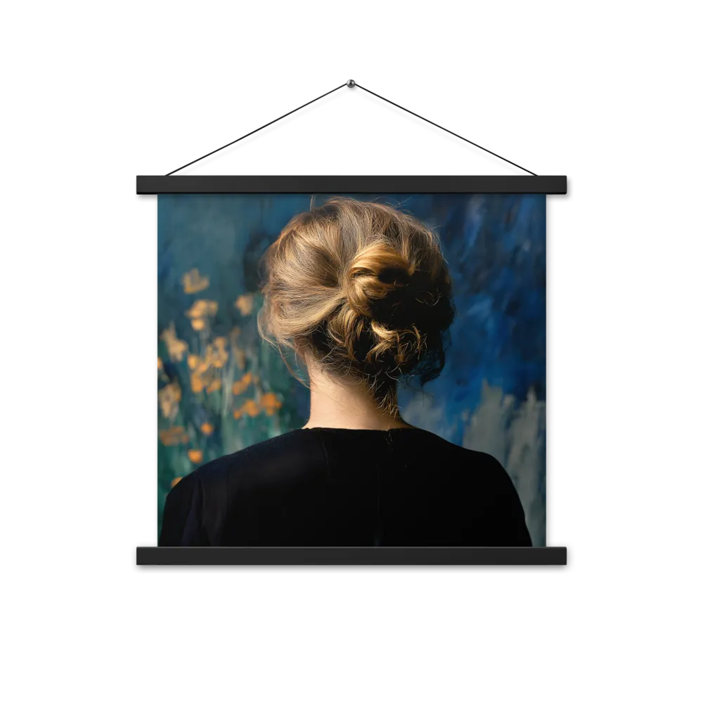 Whispers of Tranquility | Poster With Black Wood Hanger | 18″×18″