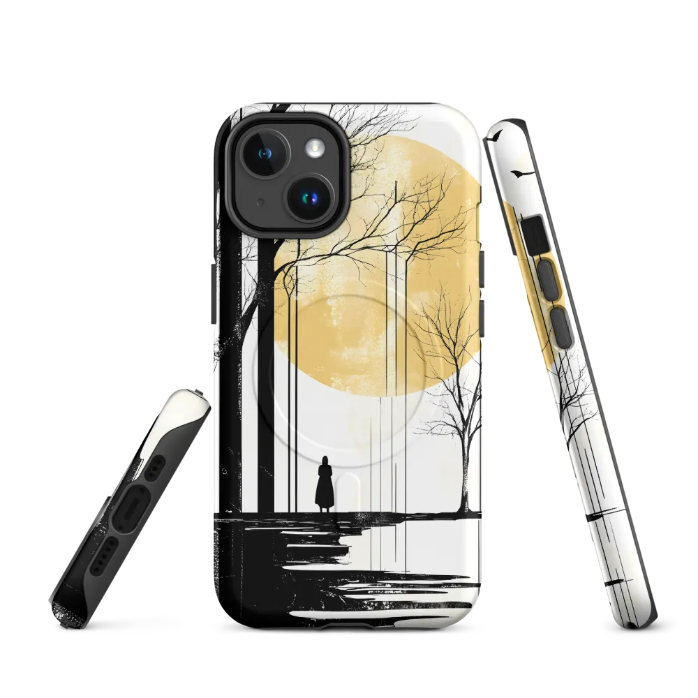 Solitude Under the Yellow Sun | Phone Case |  14 | MagSafe® Tough Case | Matte