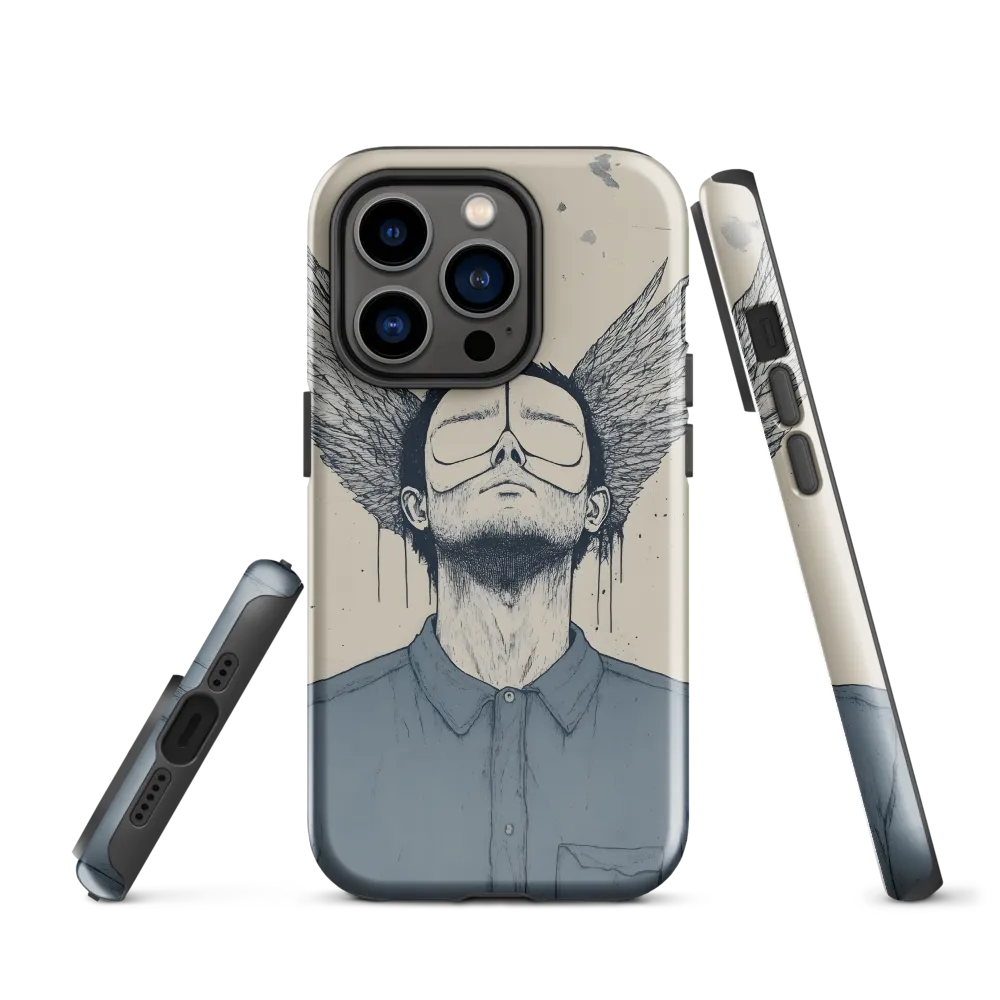 Wings of Reflection | Phone Case |  14 Pro | Tough Case | Glossy