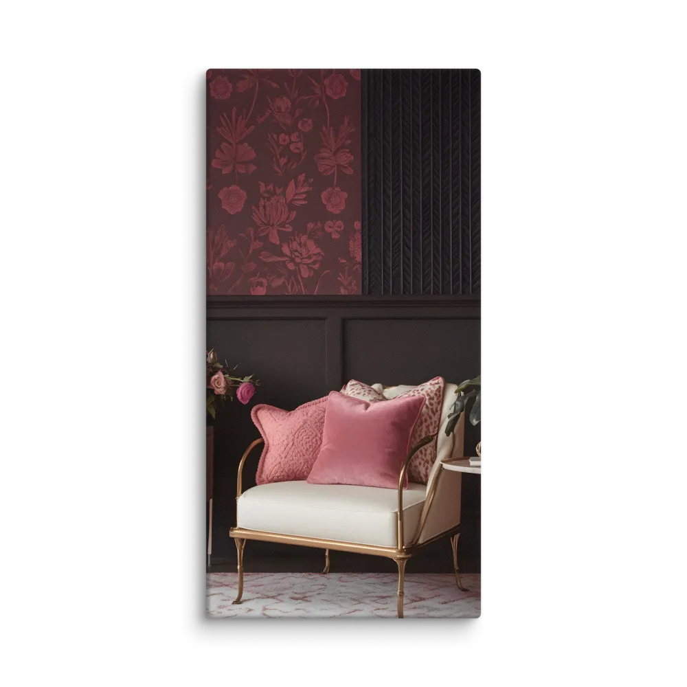 Elegance in Contrast: A Modern Interior Design | Canvas | 30″×60″