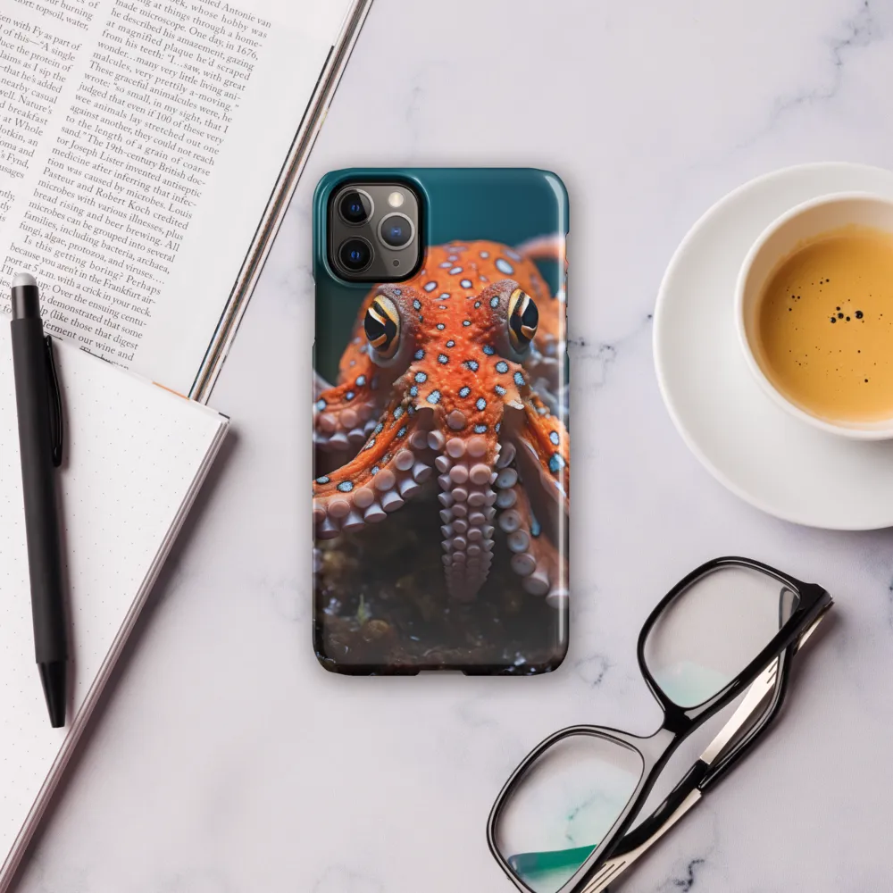 Curiosity of the Deep: The Orange Octopus | Phone Case |  11 Pro Max | Snap Case | Glossy