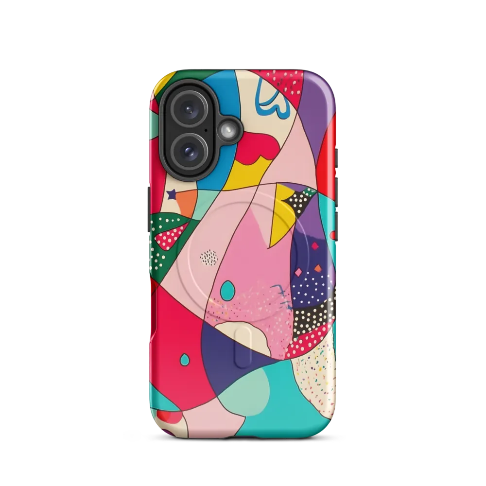 Playful Geometry in Color | Phone Case |  16 | MagSafe® Tough Case | Glossy