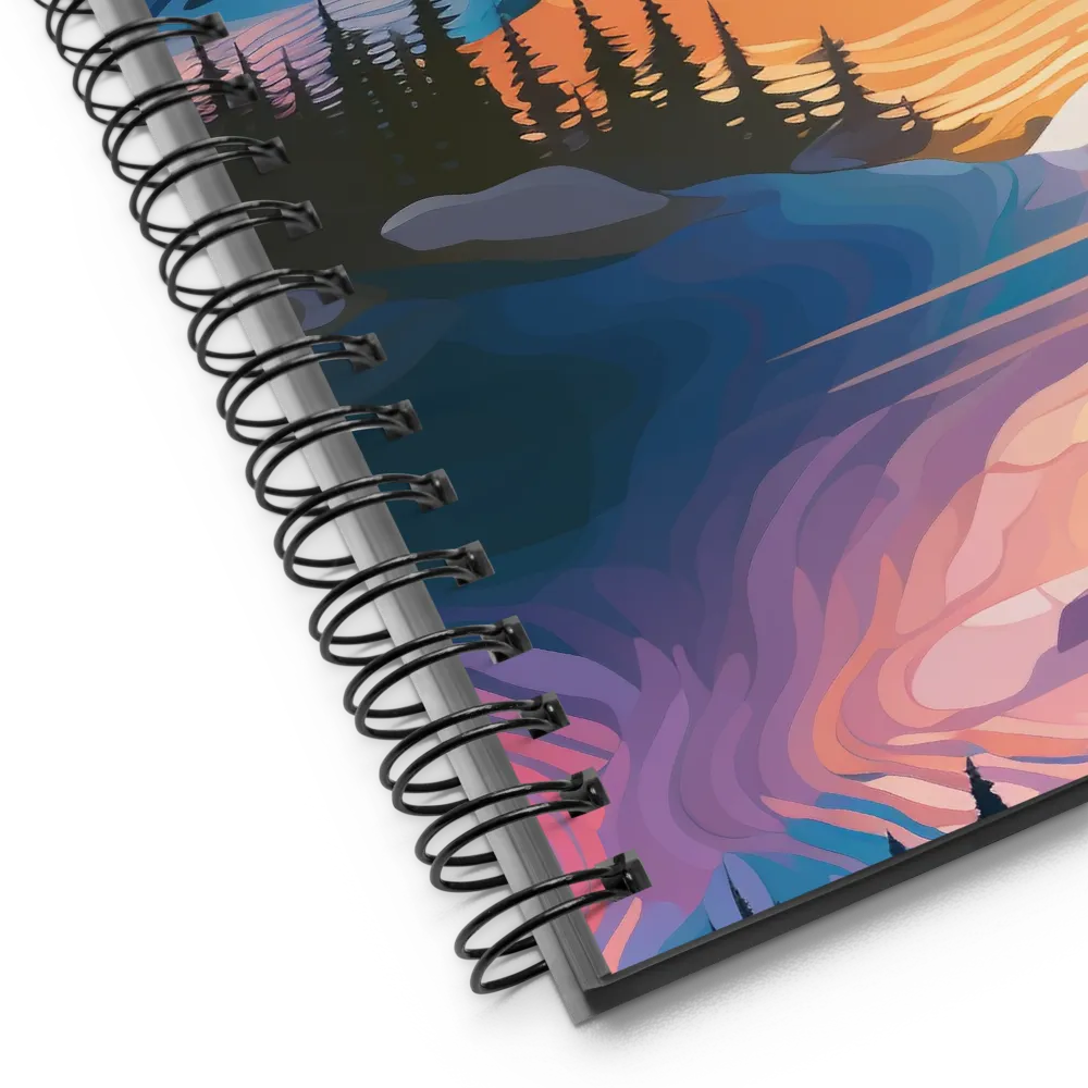 Reflections of Serenity | Spiral Notebook