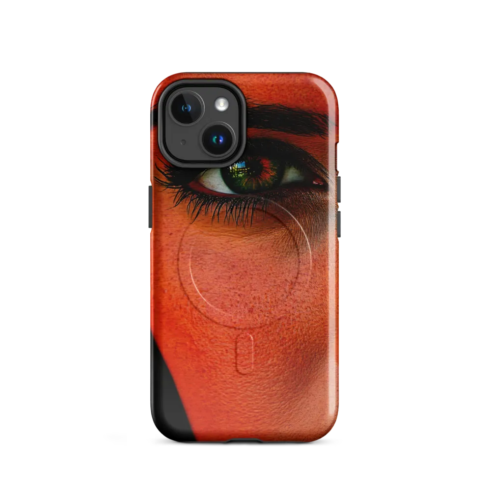 Gaze of Intensity | Phone Case |  14 | MagSafe® Tough Case | Glossy