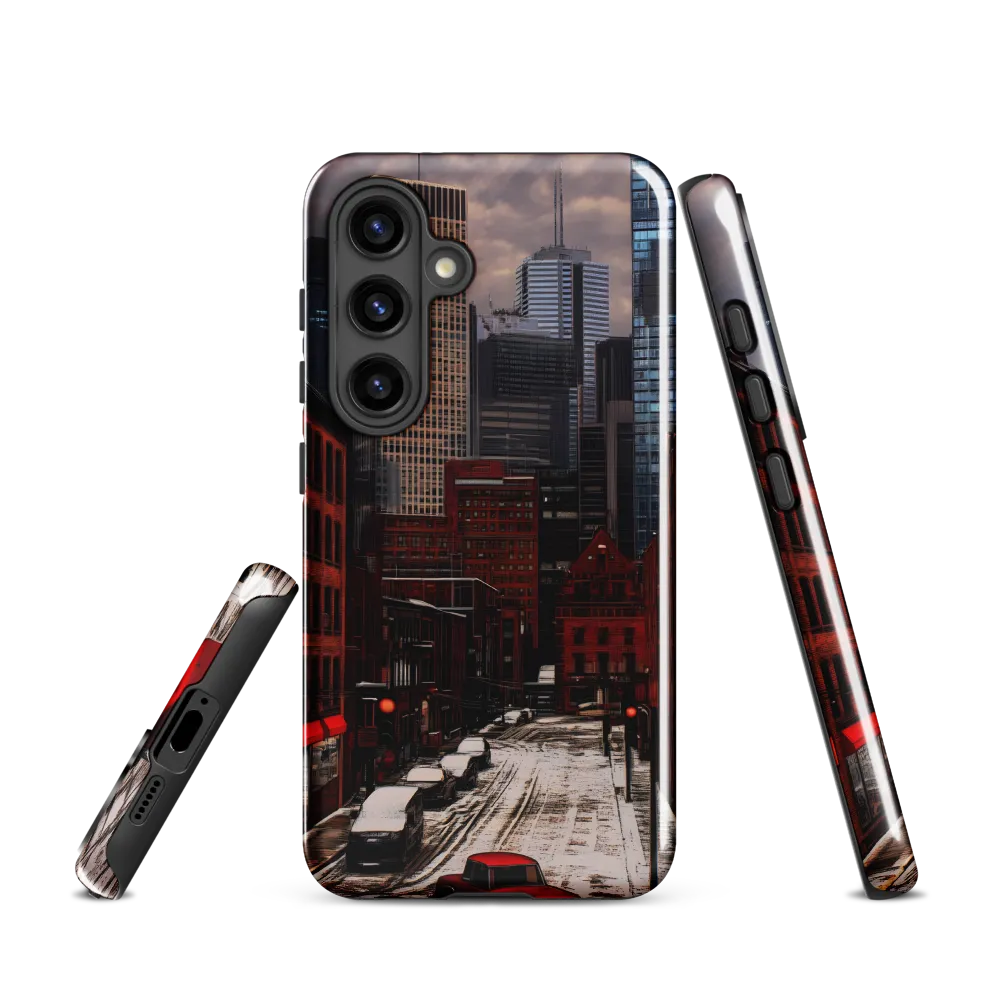 Winter's Urban Embrace | Phone Case |  S24 | Tough Case | Glossy