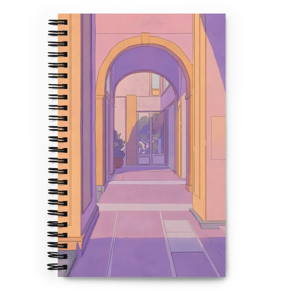 Serenity in Architecture | Spiral Notebook