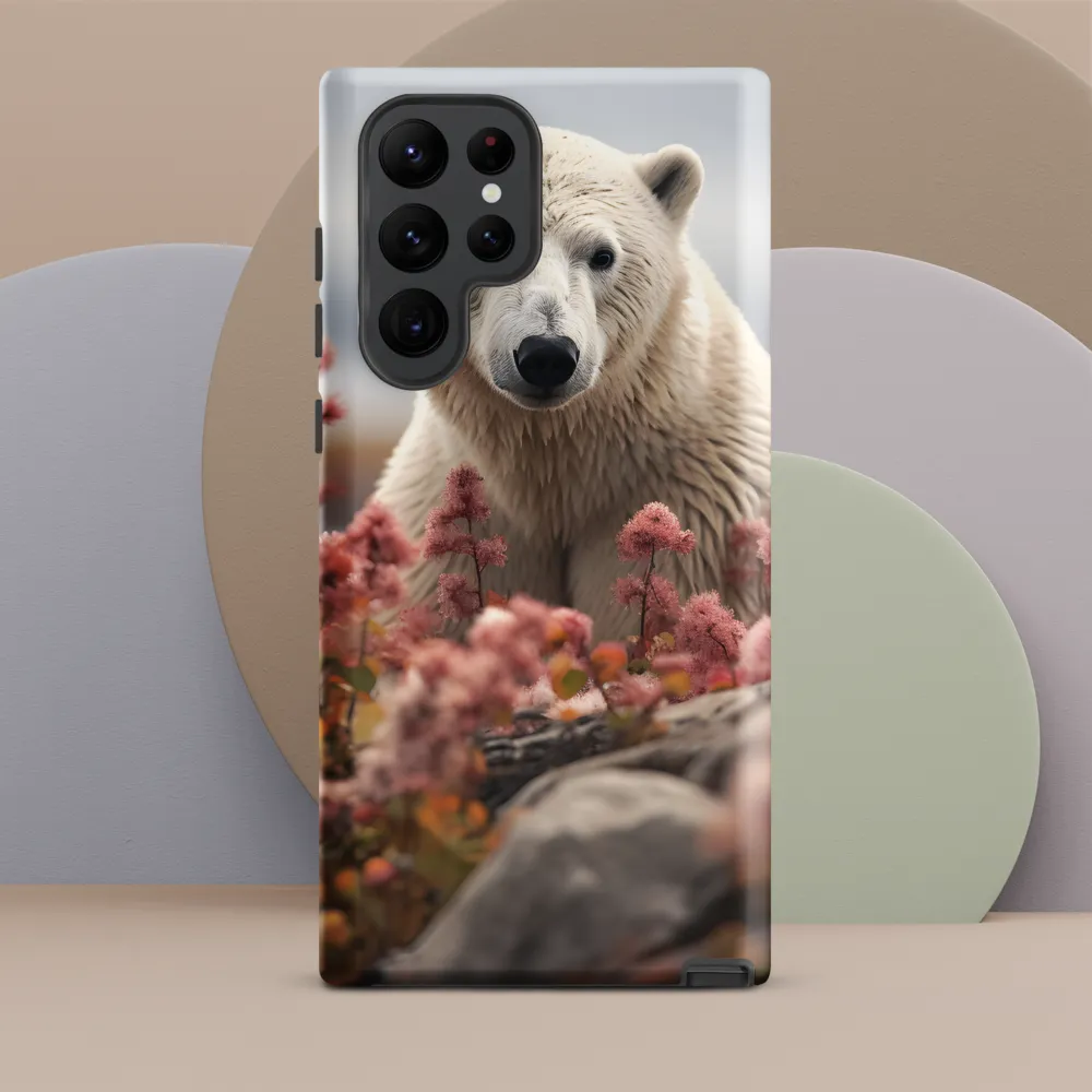 Curiosity Among Blooms: The Polar Bear