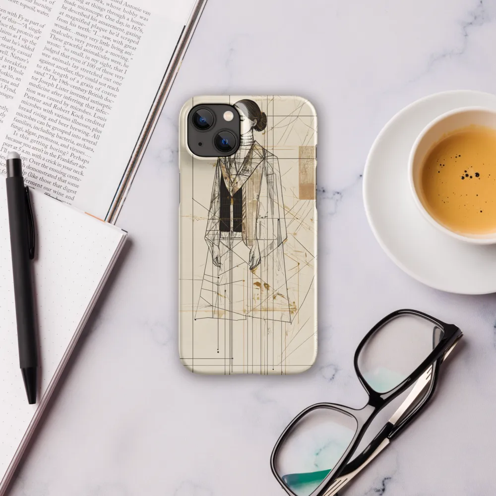 Elegance in Lines | Phone Case |  14 Plus | Snap Case | Glossy