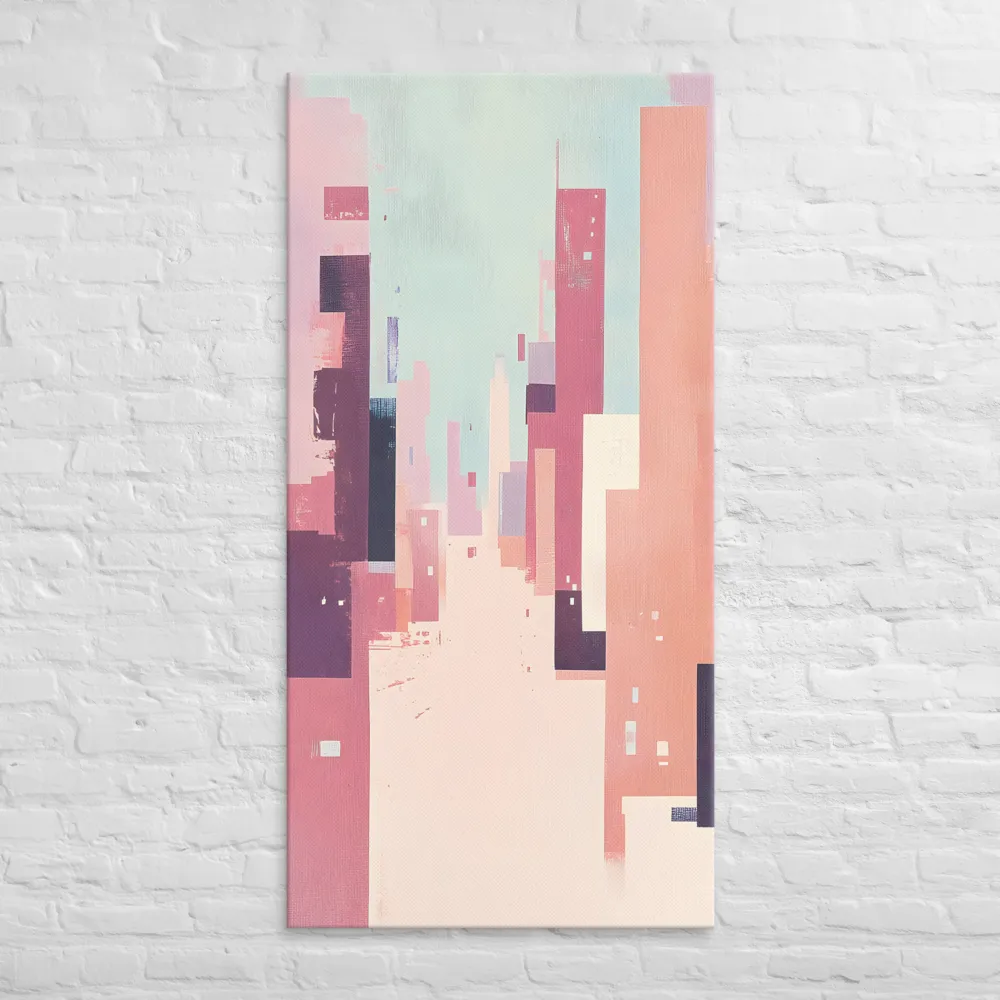 Tranquil Cityscape | Canvas | 30″×60″