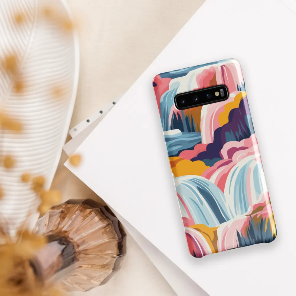 Cascades of Colorful Serenity | Phone Case |  S10 Plus | Snap Case | Glossy