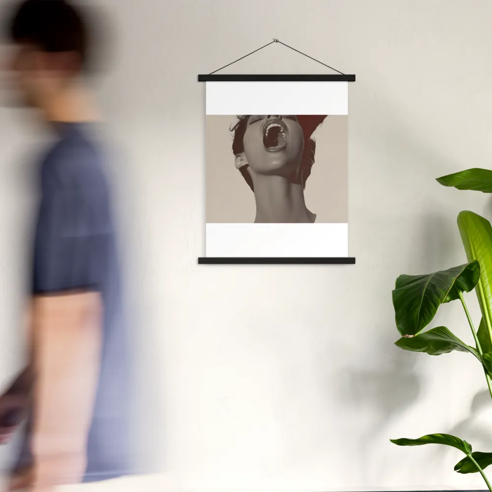 Echoes of Emotion | Poster With Black Wood Hanger | 18″×24″