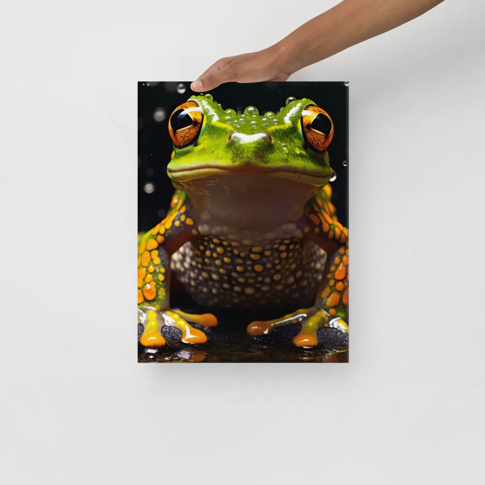 Emerald Elegance: The Frog in Focus