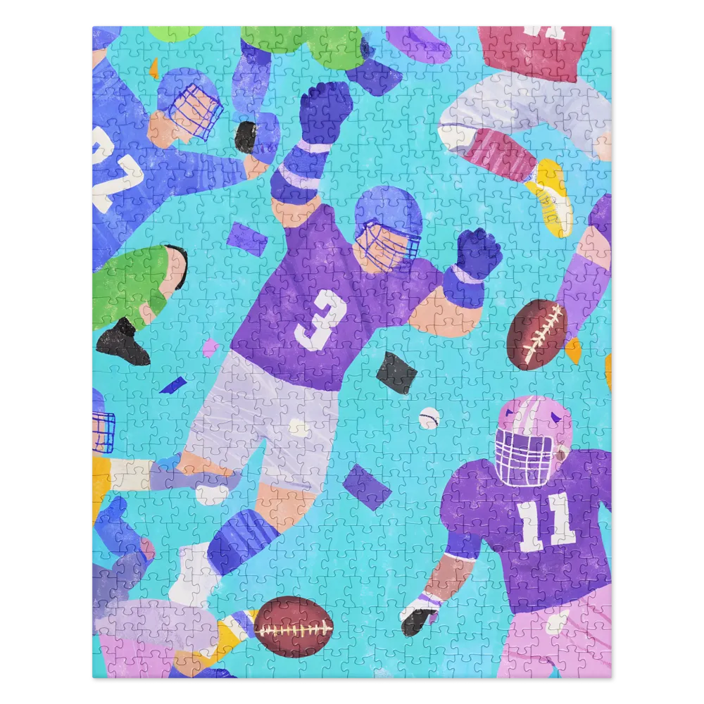 Dynamic Playmakers in Motion | Jigsaw Puzzle | 520 pieces