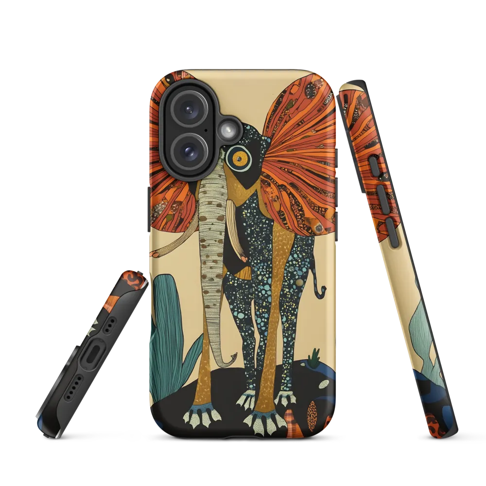 Whimsical Majesty: The Surreal Elephant | Phone Case |  16 | Tough Case | Matte