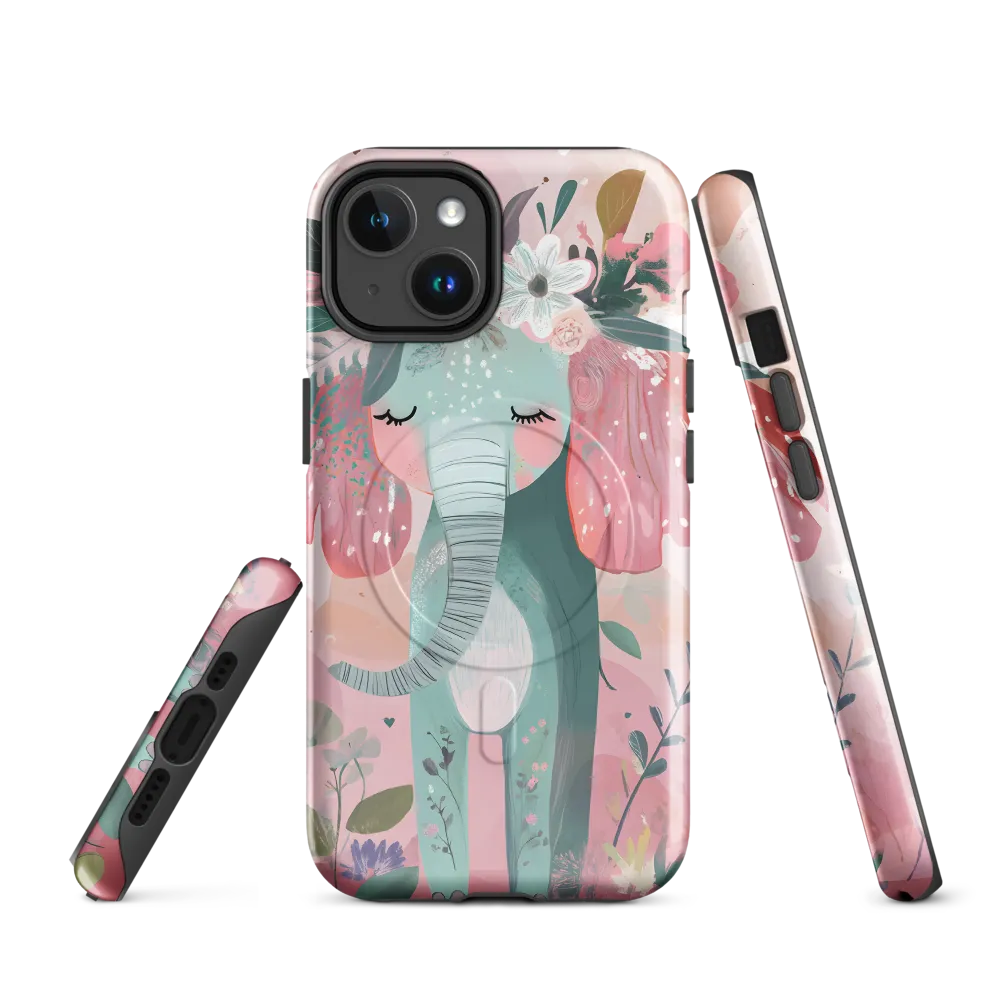 Whimsical Elephant in Bloom
