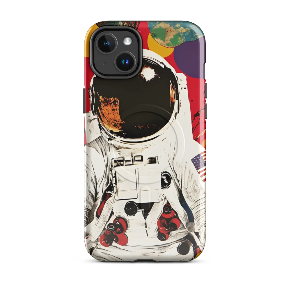 Cosmic Exploration: The Astronaut's Journey | Phone Case |  14 Plus | MagSafe® Tough Case | Glossy