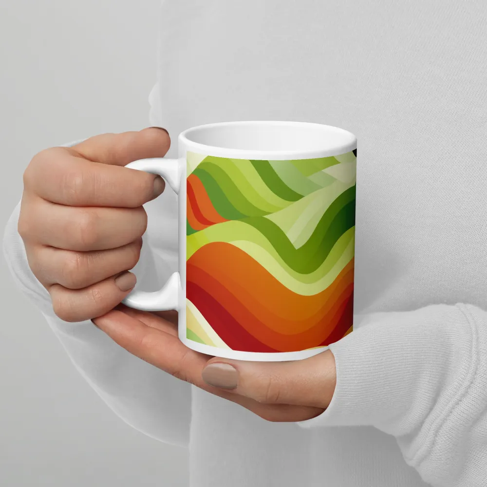 Waves of Nature | Mug with White inside | 11 oz