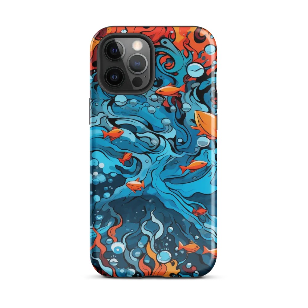 Fluid Harmony: Ocean and Flames
