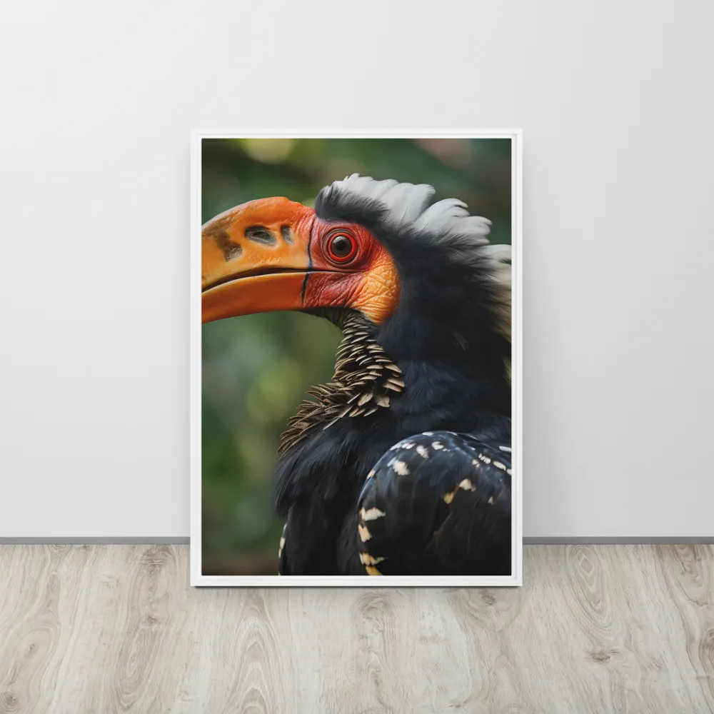 Majesty of the Hornbill | Canvas with White Frame | 20″×28″