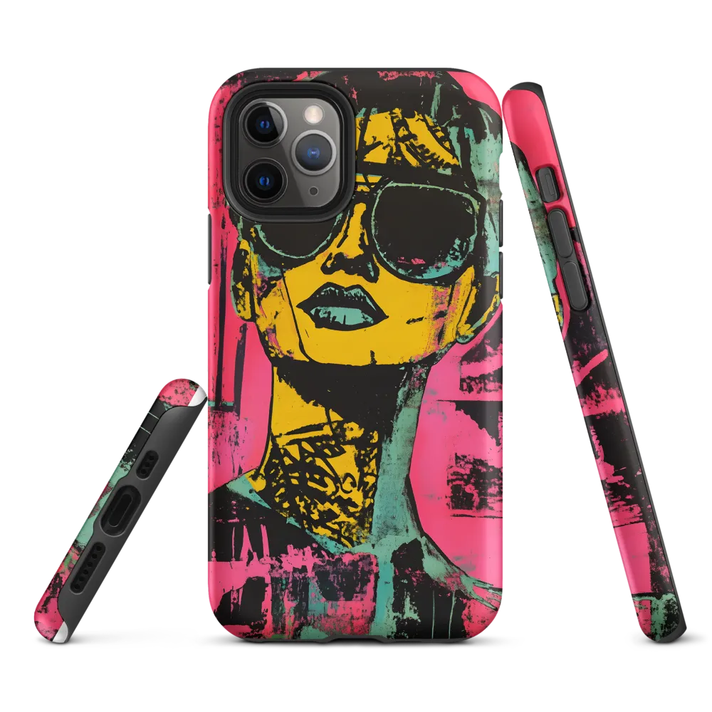 Confident Portrait in Neon Colors