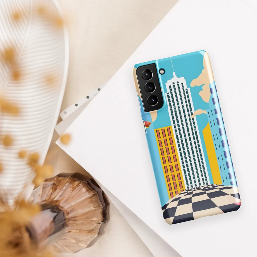 Vibrant Urban Dreamscape | Phone Case |  S21 Plus | Snap Case | Glossy