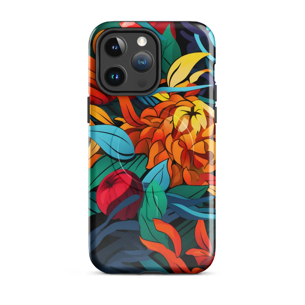 Tropical Harmony | Phone Case |  14 Pro Max | MagSafe® Tough Case | Glossy