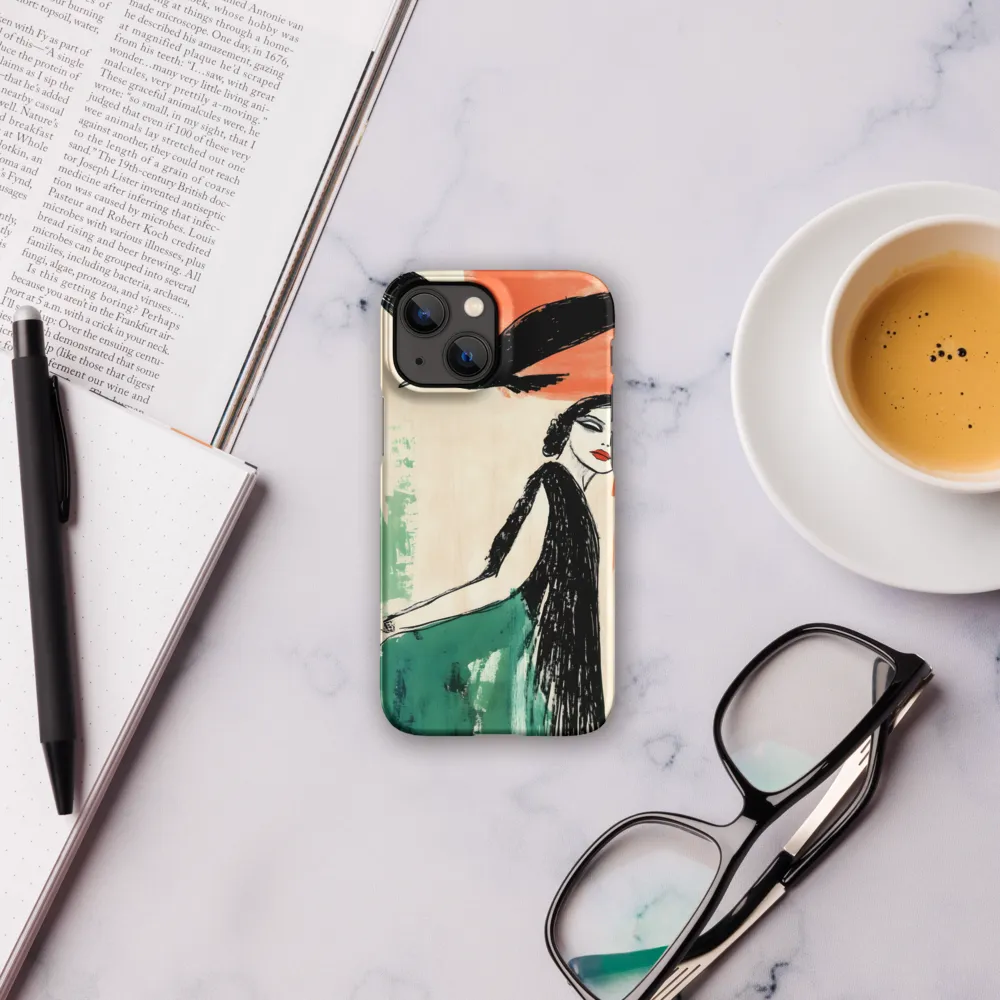 Elegance in Flight | Phone Case |  13 Mini | Snap Case | Matte